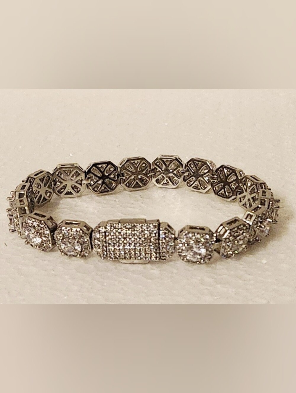 Silver Baguette Tennis bracelet